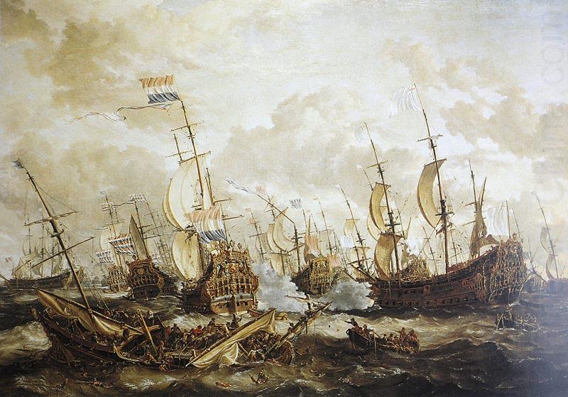 Abraham Storck Four Days Battle, 1-4 June 1666 china oil painting image